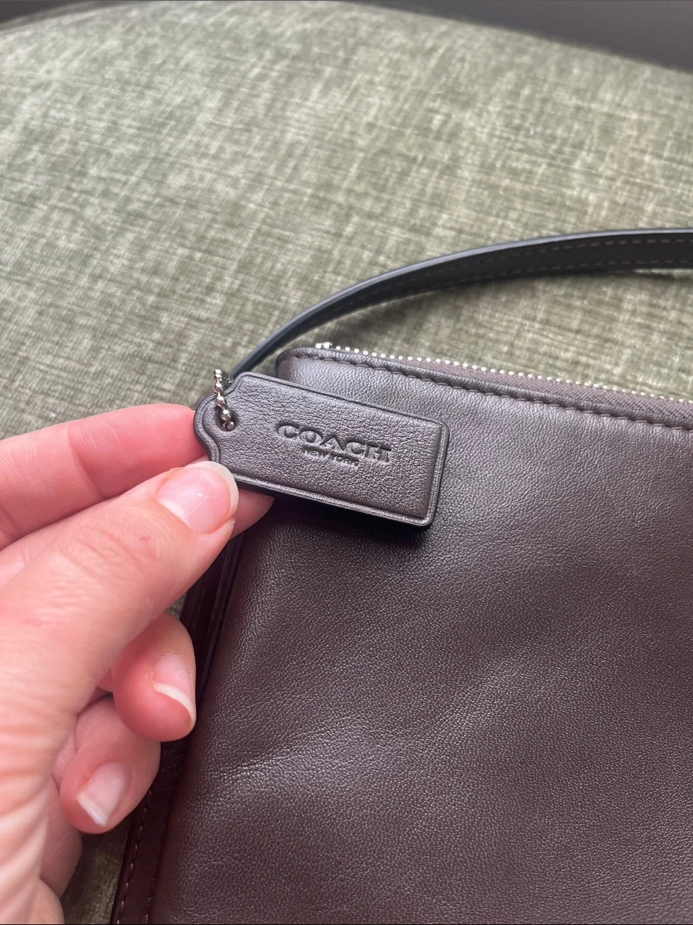 Coach Brown Leather Journal Crossbody - Dark Brown G1480-52638